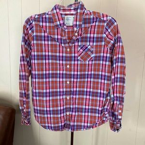 American Eagle button up plaid shirt size 12